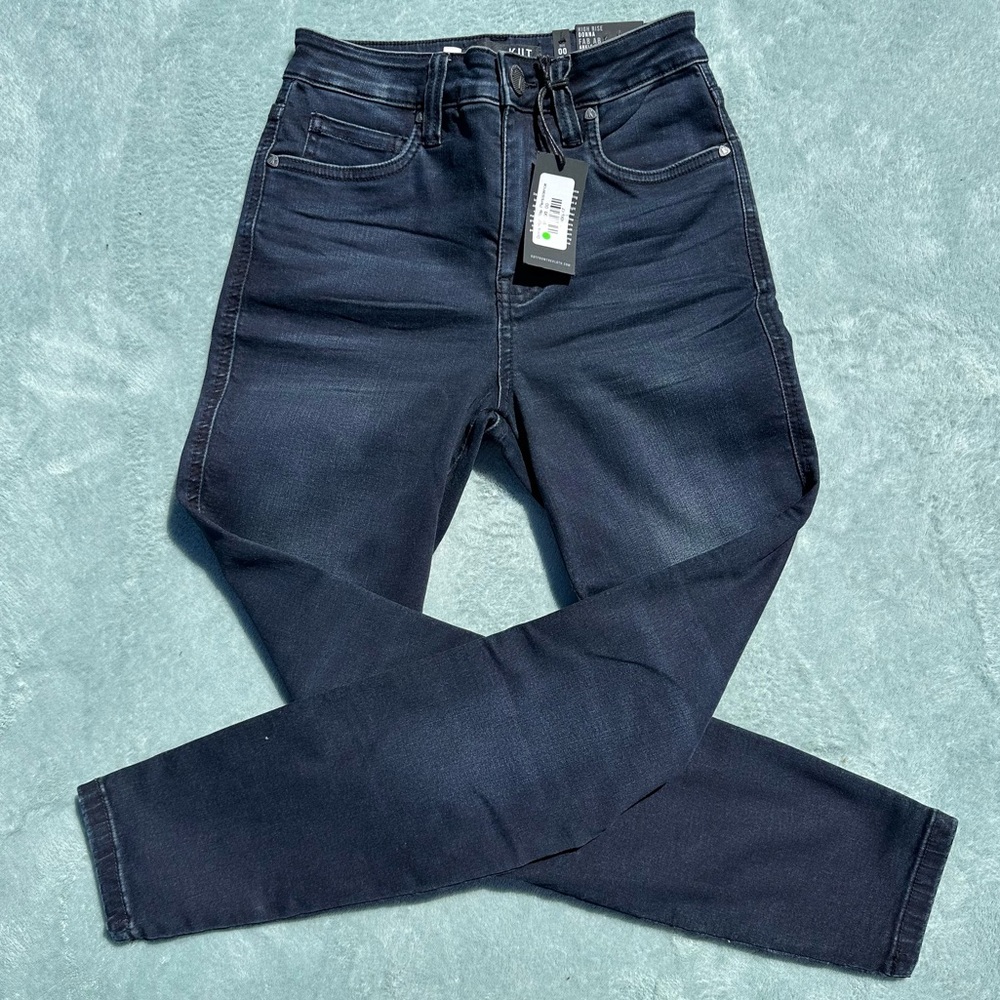 Kut from the Kloth donna high rise fab ab ankle skinny jeans